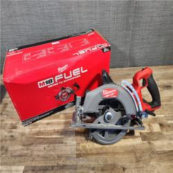 HOUSTON LOCATION - AS-IS MILWAUKEE 7-1/4 REAR HANDLE CIRCULAR SAW (TOOL ONLY)