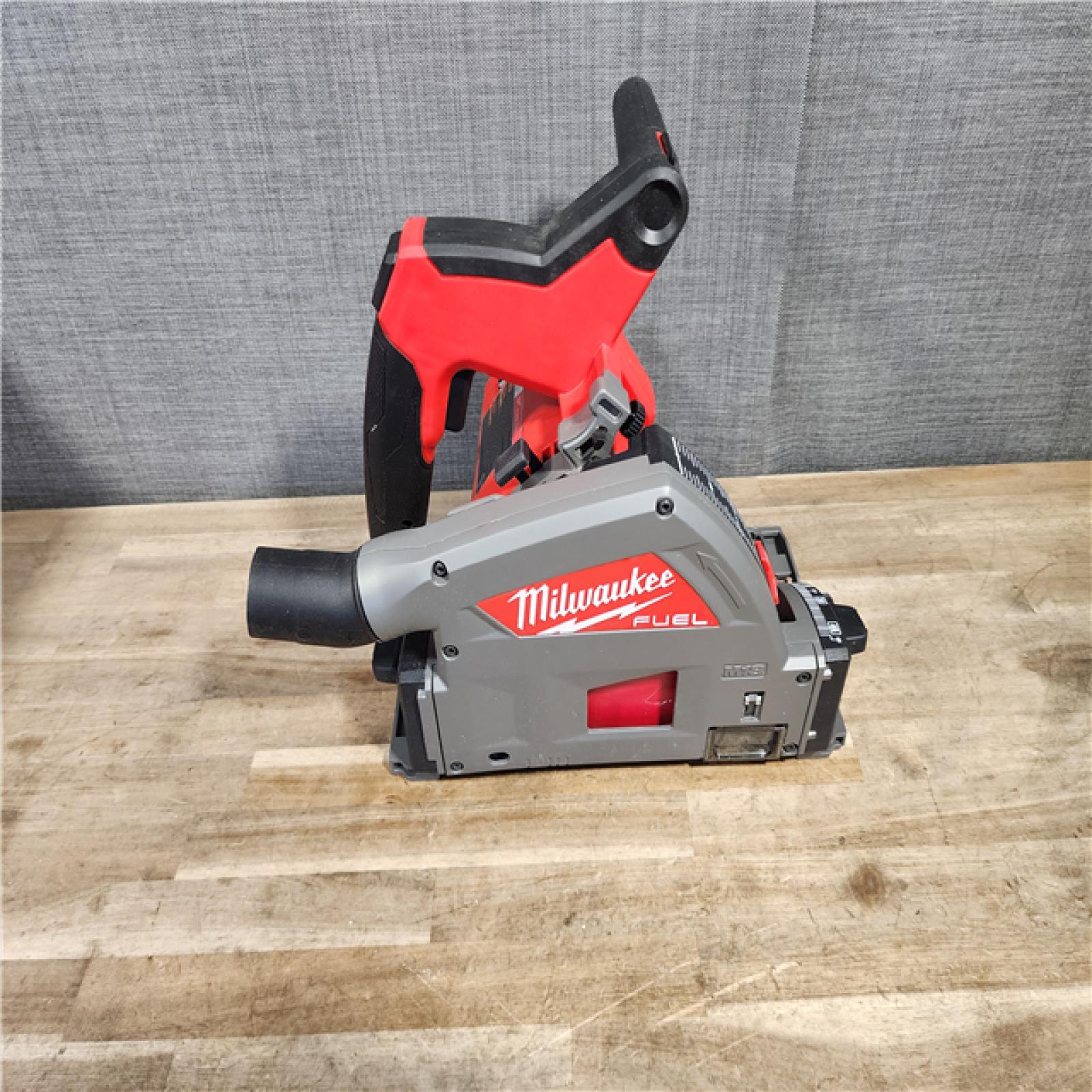 HOUSTON LOCATION - AS-IS Milwaukee M18 FUEL 18V Lithium-Ion Cordless Brushless 6-1/2 in. Plunge Cut Track Saw (Tool-Only)