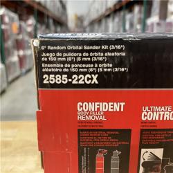 NEW! - MILWAUKEE M12 FUEL 12-Volt Li-Ion Brushless Cordless 6 in. Random Orbital Sander Kit (3/16 in) W M12 XC 5.0Ah & CP 2.5Ah Batteries