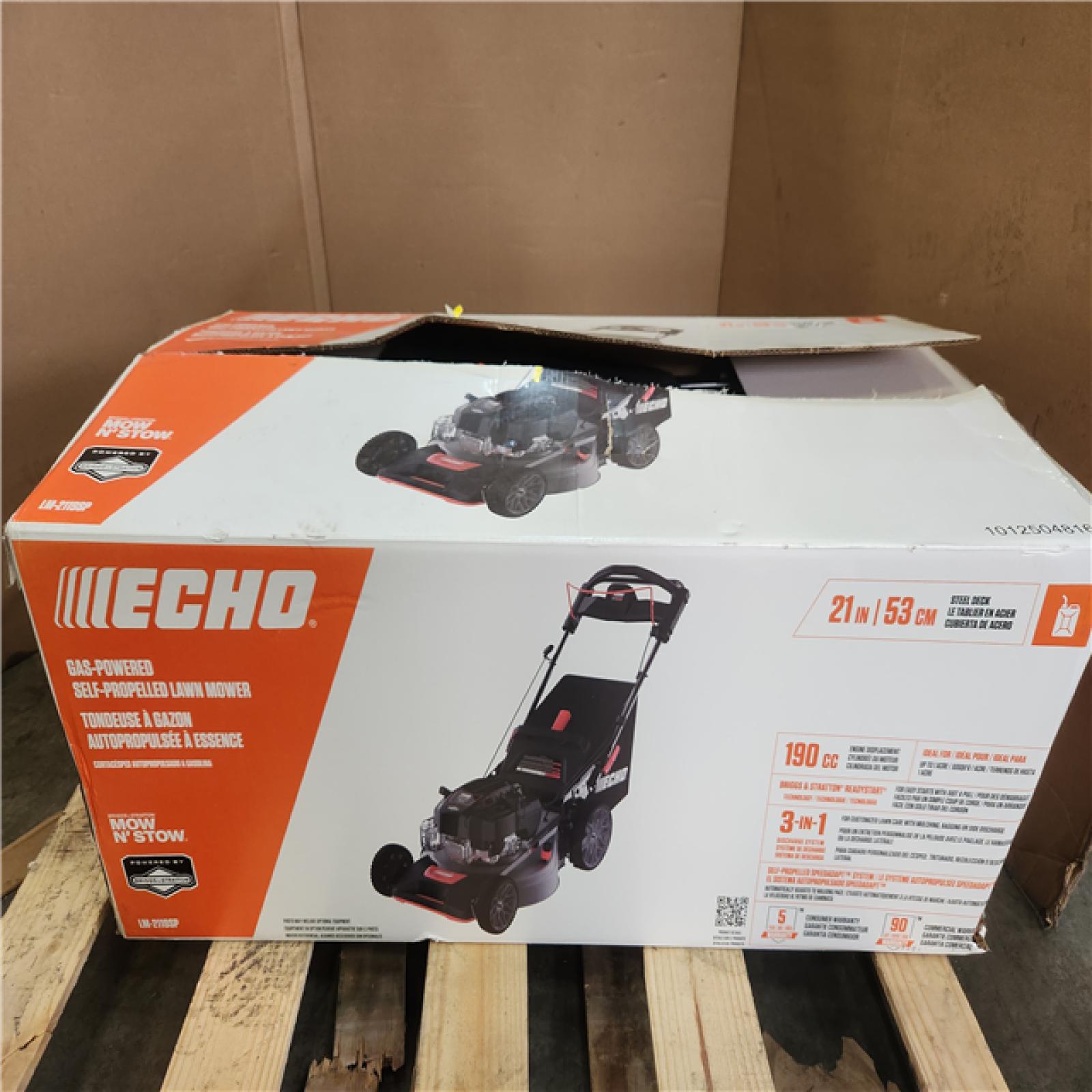 Phoenix ECHO 21 in. 190 cc Briggs and Stratton Gas 3-in-1 Dual Blade RWD Self-Propelled Lawn Mower with Single Lever Deck Adjustment