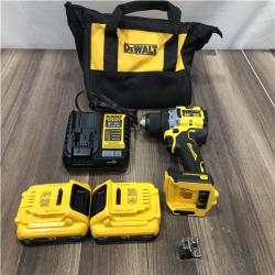 AS-IS DEWALT 20V XR Lithium-Ion Cordless Brushless 1/2 in. Drill/Driver Kit