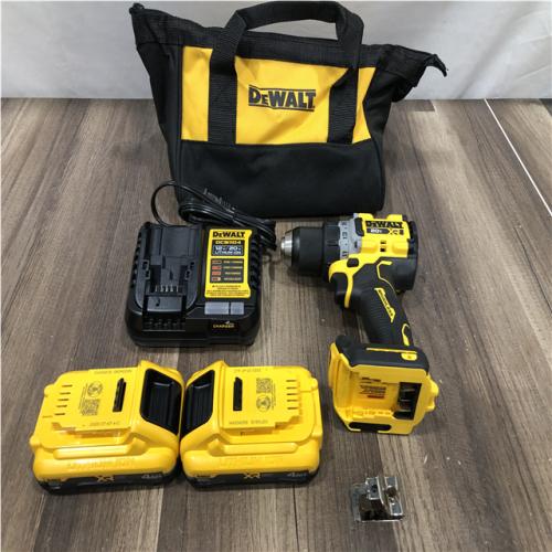 AS-IS DEWALT 20V XR Lithium-Ion Cordless Brushless 1/2 in. Drill/Driver Kit