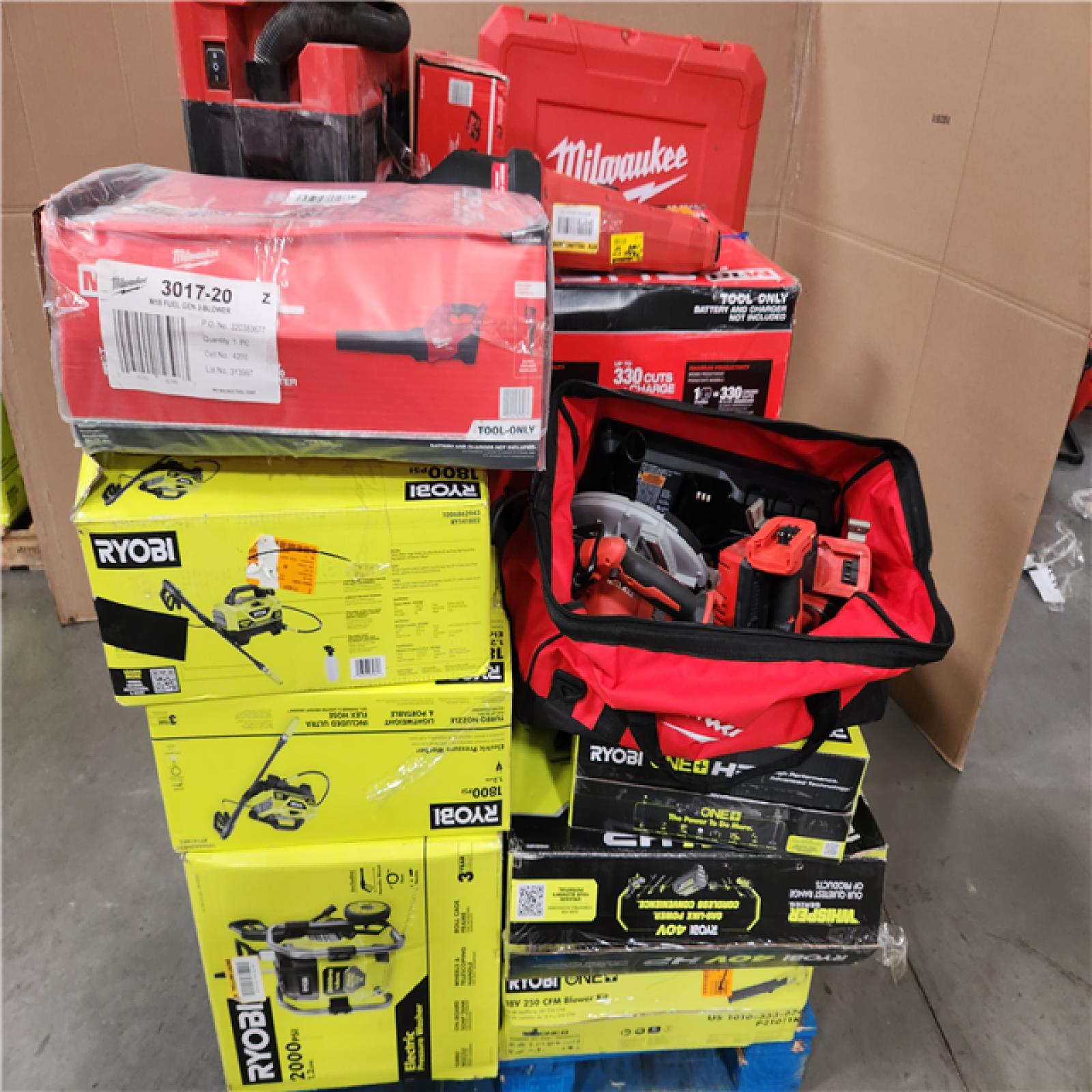 CALIFORNIA AS -IS  TOOL PALLET