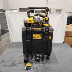 AS-IS- DEWALT 20V Lithium-Ion Cordless 6-Tool Combo Kit with 5.0 Ah and 2.0 Ah Batteries  Charger and Tough System 2.0 Rolling Toolbox