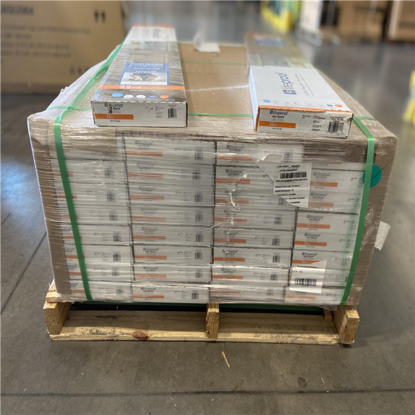 DALLAS LOCATION - Lifeproof Montrouge Oak 22 MIL x 9.06 in. W x 48.03 in. L Click Lock Waterproof Vinyl Plank Flooring (21.15 sq. ft. /Case) - 34 CASES