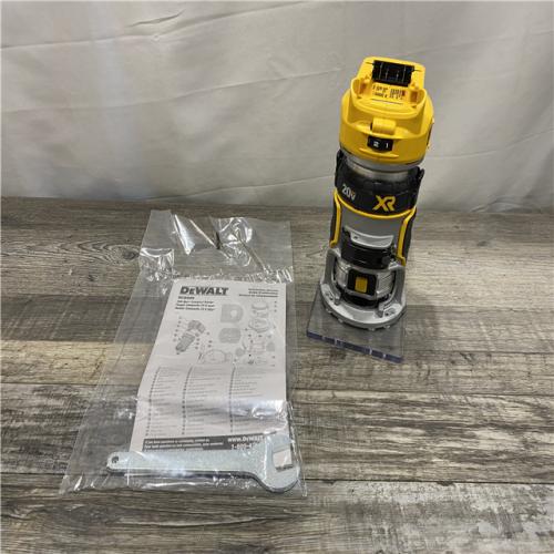 AS-IS DEWALT 20V MAX XR Cordless Brushless Fixed Base Compact Router (Tool Only)
