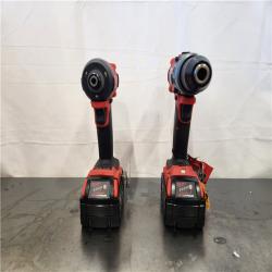 AS-IS- Milwaukee FUEL 18V Lithium-Ion Brushless Cordless Hammer Drill and Impact Driver Combo Kit