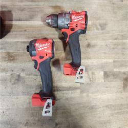 HOUSTON LOCATION - AS-IS MILWAUKEE FUEL 18V Lithium-Ion Brushless Cordless Hammer Drill and Impact Driver Combo Kit (2-Tool) with 2 Batteries