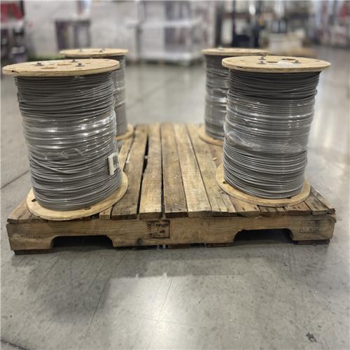 DALLAS LOCATION- Southwire 2 500 ft. 8 Gray Stranded CU SIMpull THHN Wire PALLET- (4 UNITS)(SEE NOTES)