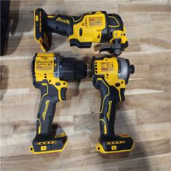 HOUSTON LOCATION - AS-IS DEWALT ATOMIC 20-Volt Lithium-Ion Cordless Brushless (3-Tool) Combo Kit