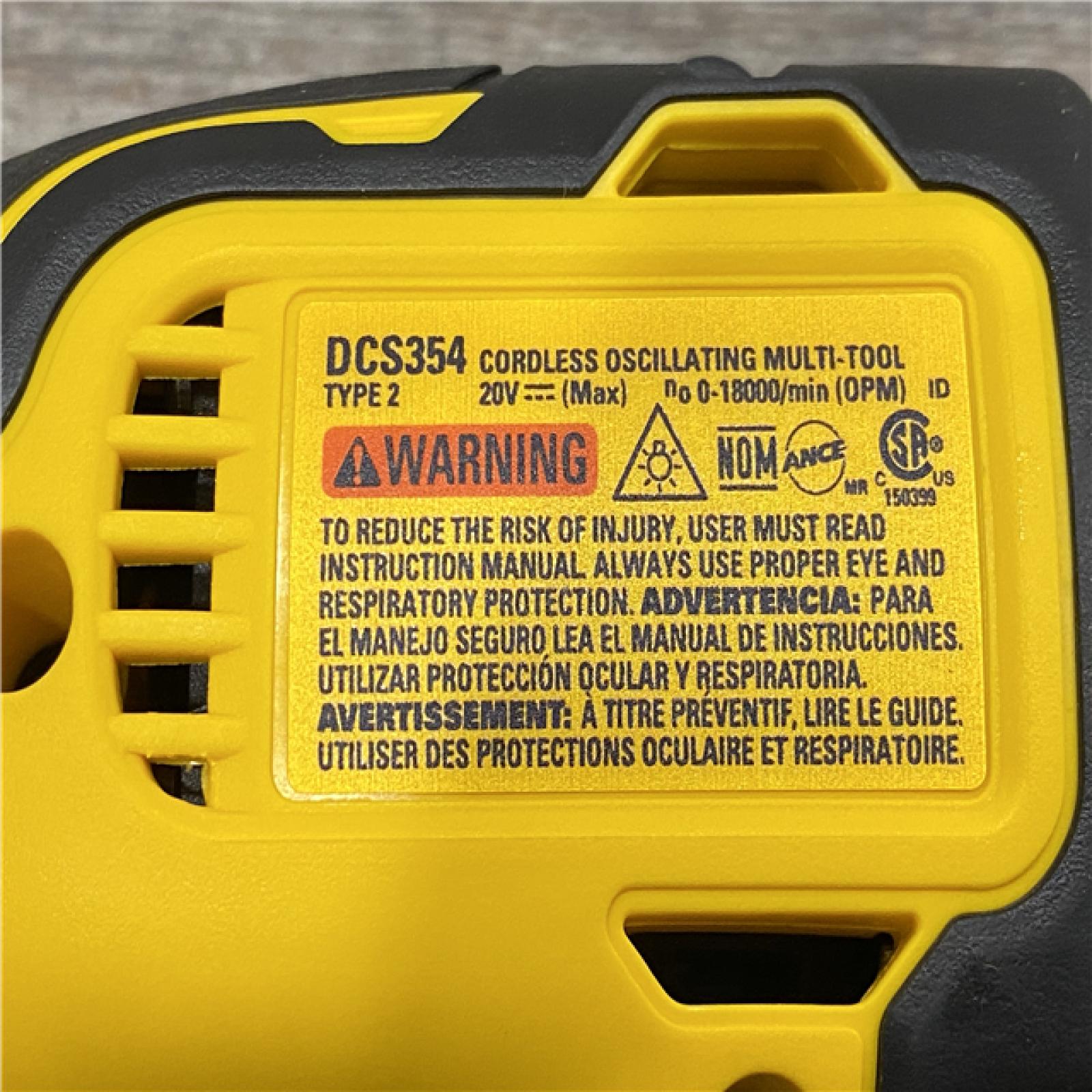 AS-IS DEWALT ATOMIC 20V MAX Cordless Brushless Oscillating Multi Tool (Tool Only)