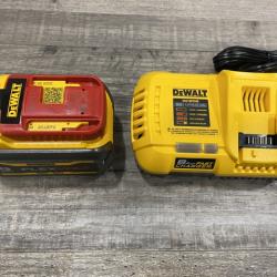 AS-IS DEWALT 20V/60V MAX FLEXVOLT Lithium-Ion 9.0Ah Battery and Charger Starter Kit
