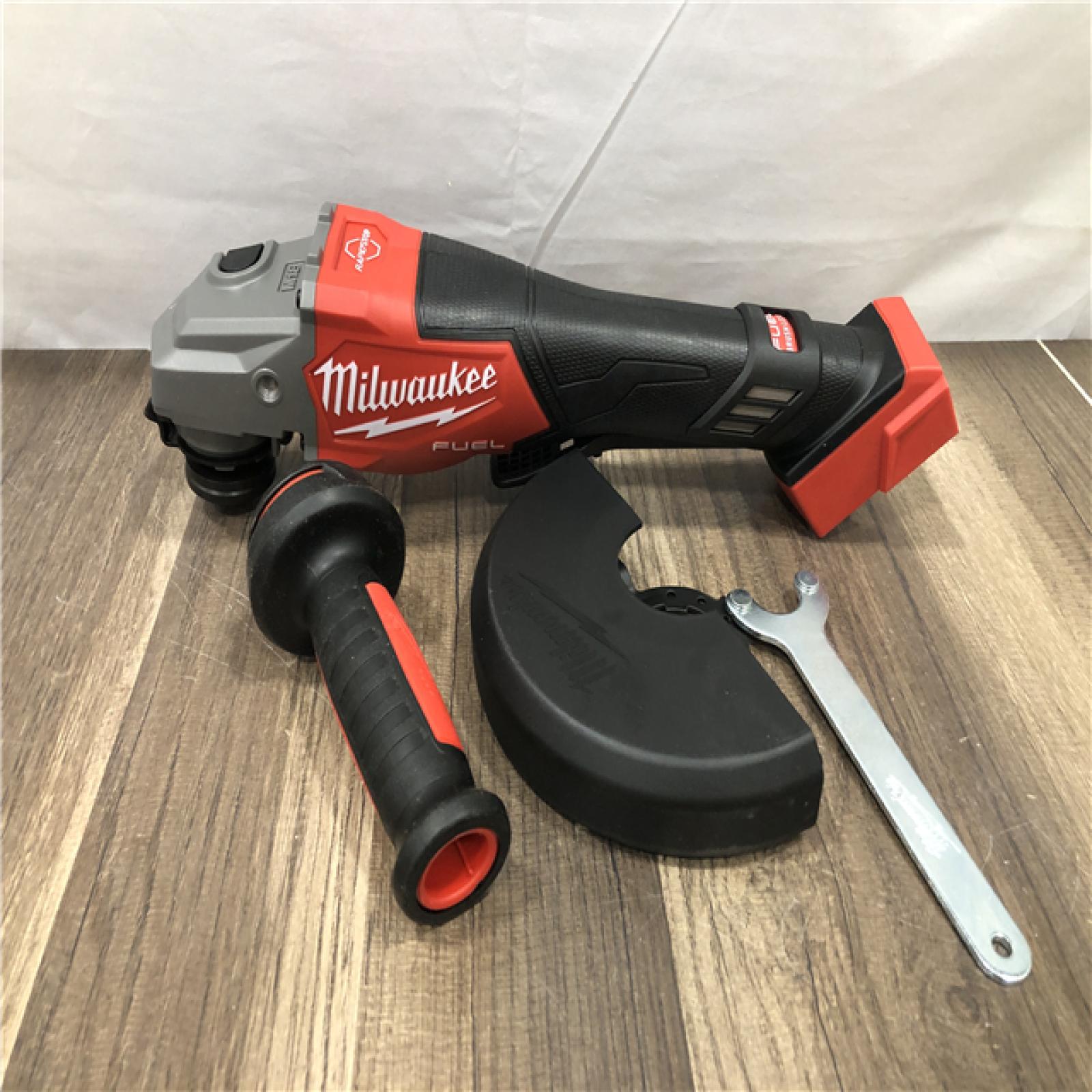 AS-IS Milwaukee FUEL 18-Volt Lithium-Ion Brushless Cordless 4-1/2 in./6 in. Braking Grinder with Paddle Switch (Tool-Only)