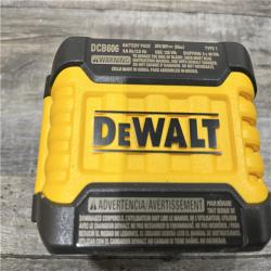 AS-IS DEWALT FLEXVOLT 20V/60V MAX Lithium-Ion 6.0Ah Battery Pack Kit