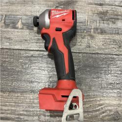 AS-IS Milwaukee 18-Volt Lithium-Ion Compact Brushless Cordless 1/4 in. Impact Driver Kit