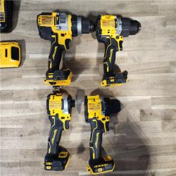 HOUSTON LOCATION - AS-IS DEWALT 4 TOOL COMBO KIT W/ (2) BATTERY & CHARGER