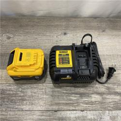 AS-IS DEWALT 20V MAX Lithium-Ion 6.0 Ah Battery and Charger