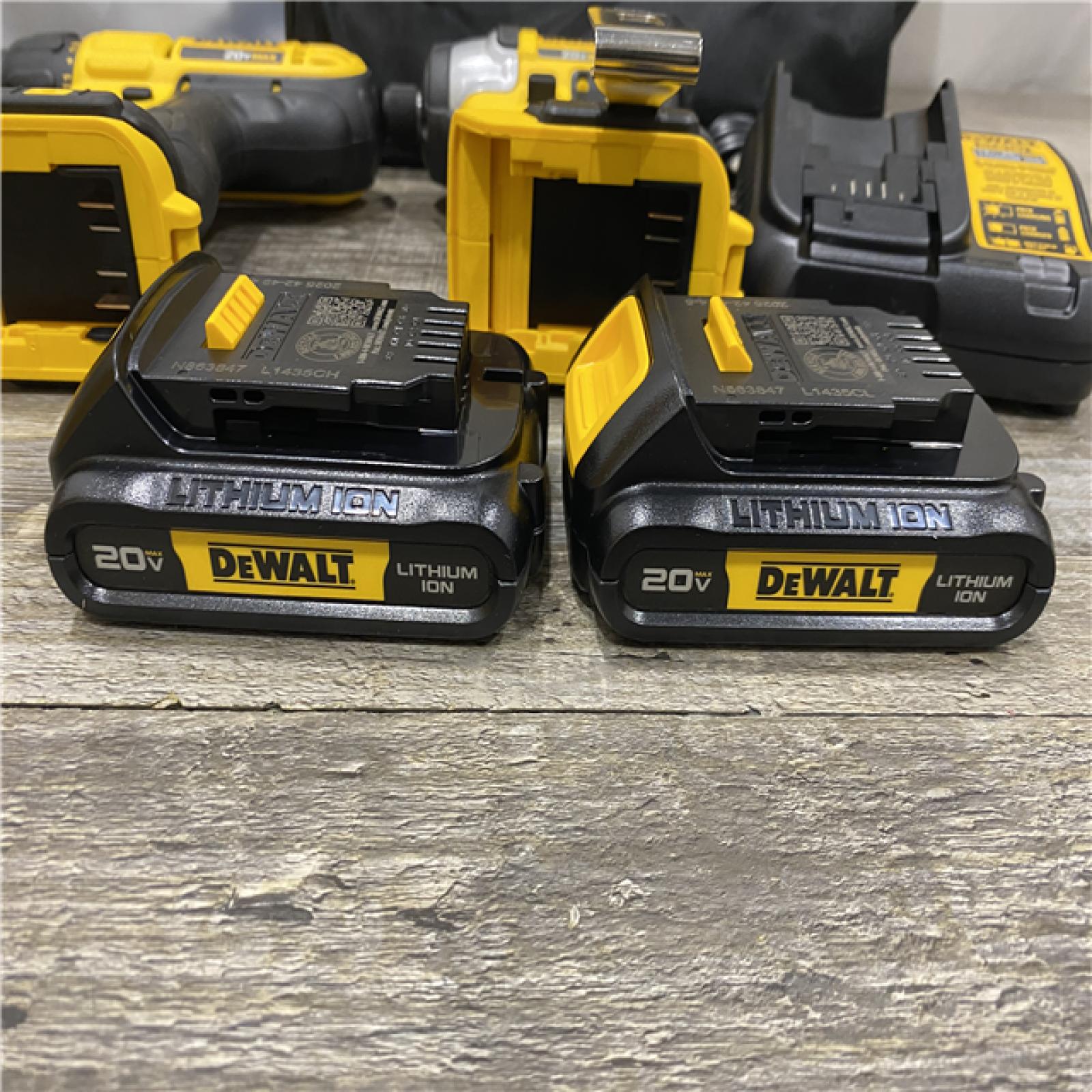 AS-IS DEWALT 20V MAX Cordless Drill/Impact 2 Tool Combo Kit