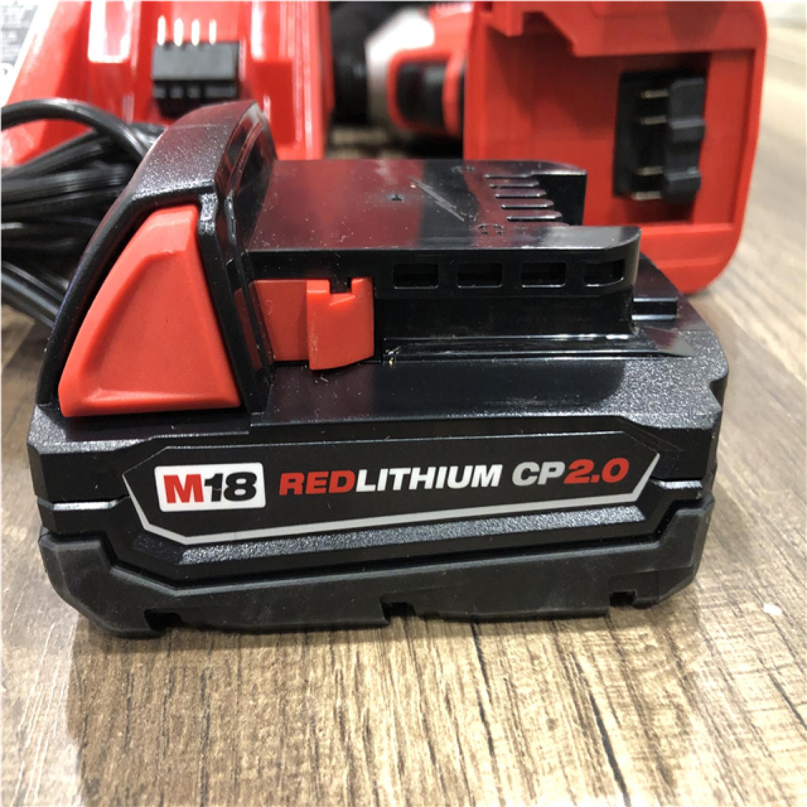 AS-IS - Milwaukee 18-Volt Lithium-Ion Compact Brushless Cordless 1/4 in. Impact Driver Kit