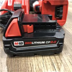 AS-IS - Milwaukee 18-Volt Lithium-Ion Compact Brushless Cordless 1/4 in. Impact Driver Kit