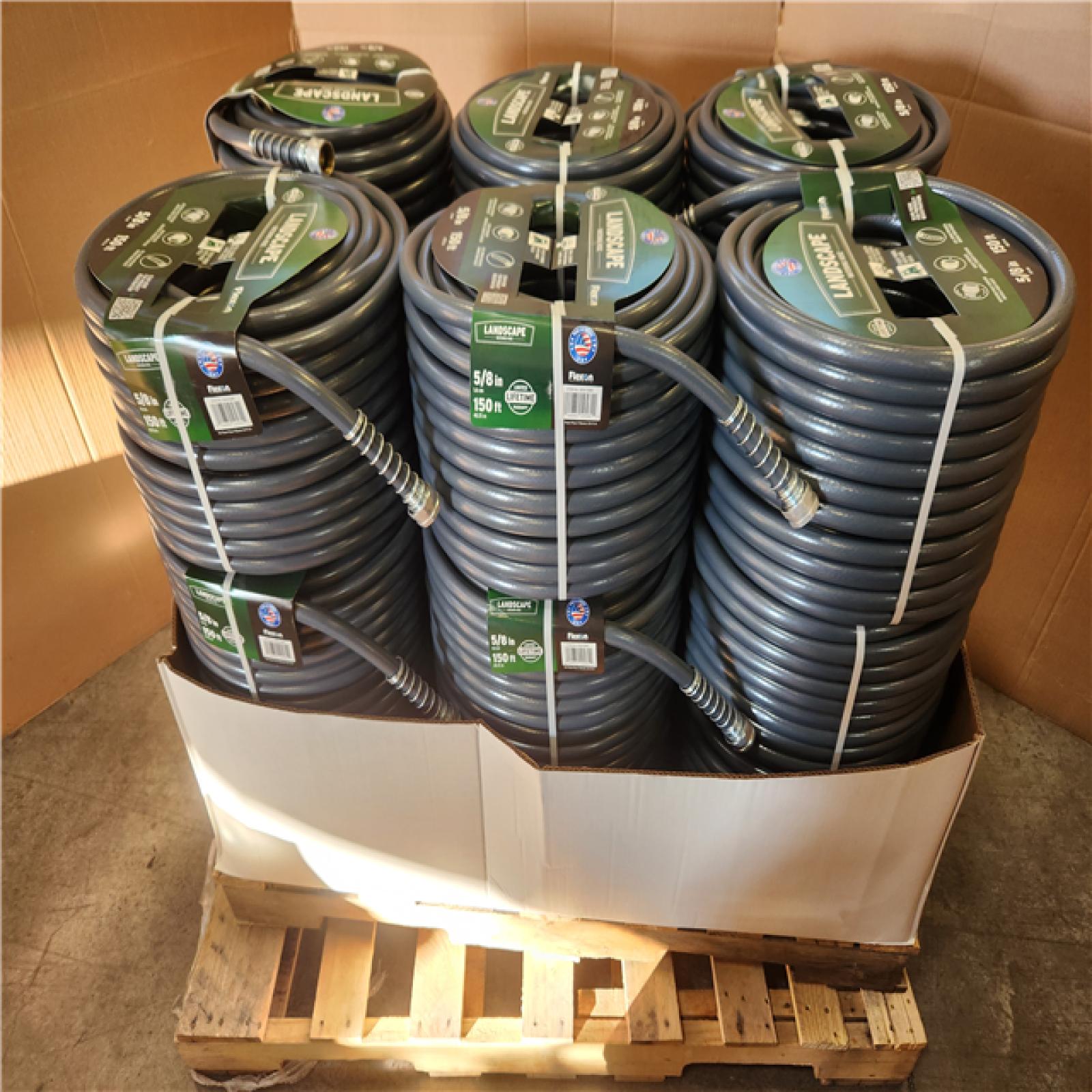 Phoenix NEW Flexon 5/8 in. Dia x 150 ft. Supreme Duty Water Hose Pallet (18-Hoses)