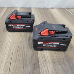 AS-IS Milwaukee   Kit with Two XC 8.0 Ah Battery and Dual Bay Rapid Charger
