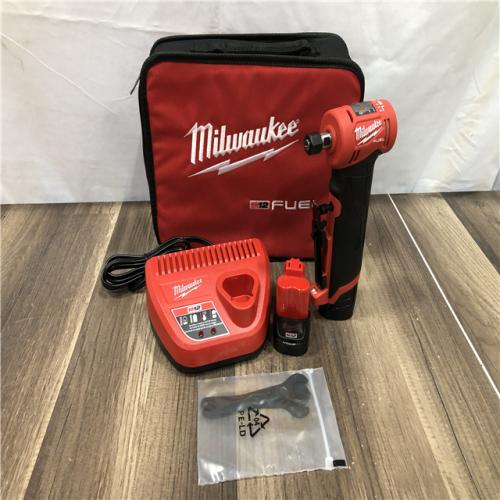 AS-IS Milwaukee FUEL 12V Lithium-Ion Brushless Cordless 1/4 in. Right Angle Die Grinder Kit