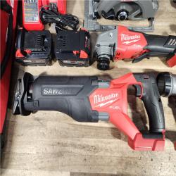 HOUSTON LOCATION - AS-IS (APPEARS LIKE NEW) Milwaukee FUEL 18V Lithium-Ion Brushless Cordless Combo (7-Tool) Kit