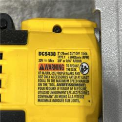 AS-IS DEWALT 20V XR Cordless 3 in. Cut-Off Tool (Tool Only)