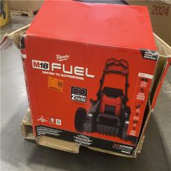 Dallas Location - As-Is Milwaukee 18 FUEL 21 Self-Propelled Dual Battery Mower Kit