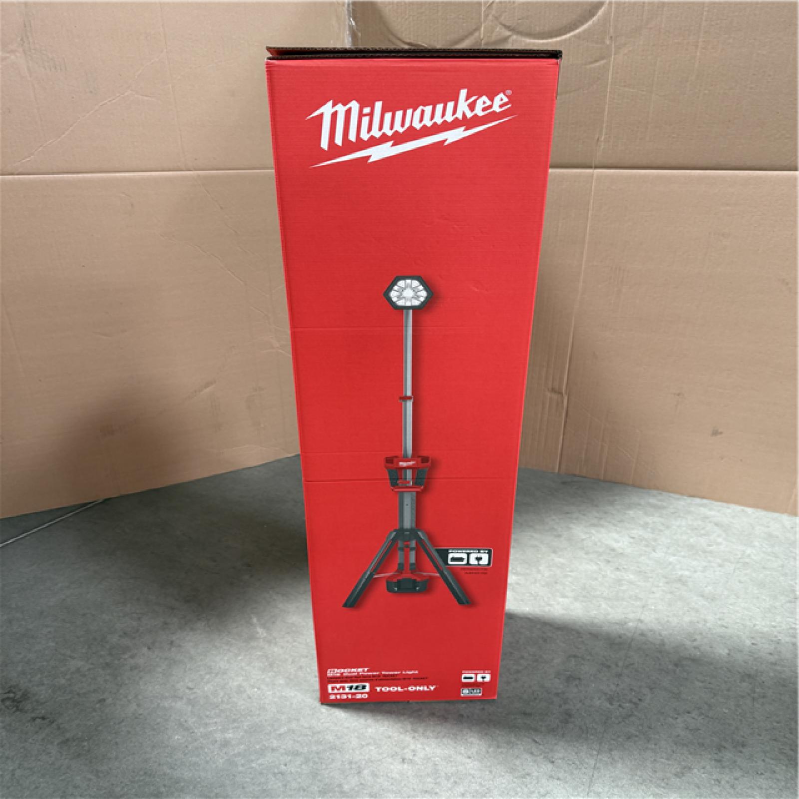 California NEW Sealed Box Milwaukee M18 Dual Power Tower Light (No Battery)
