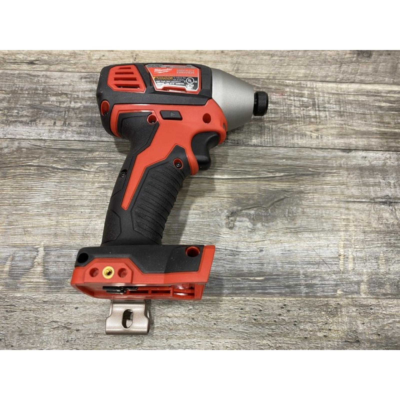 AS-IS Milwaukee 18V Lithium-Ion Cordless 1/4 in. Impact Driver Kit