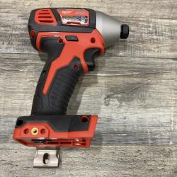 AS-IS Milwaukee 18V Lithium-Ion Cordless 1/4 in. Impact Driver Kit