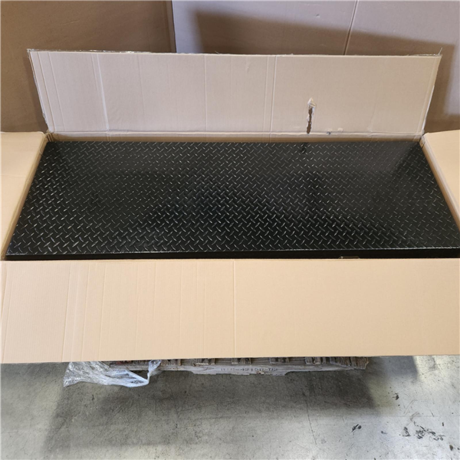 Phoenix NEW VEVOR Crossover Truck Tool Box in Aluminum  72 in. x 20 in. x 14 in.  Heavy Duty with Lock 2025 Update  in Black Diamond