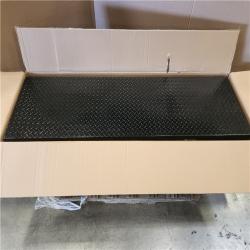 Phoenix NEW VEVOR Crossover Truck Tool Box in Aluminum  72 in. x 20 in. x 14 in.  Heavy Duty with Lock 2025 Update  in Black Diamond