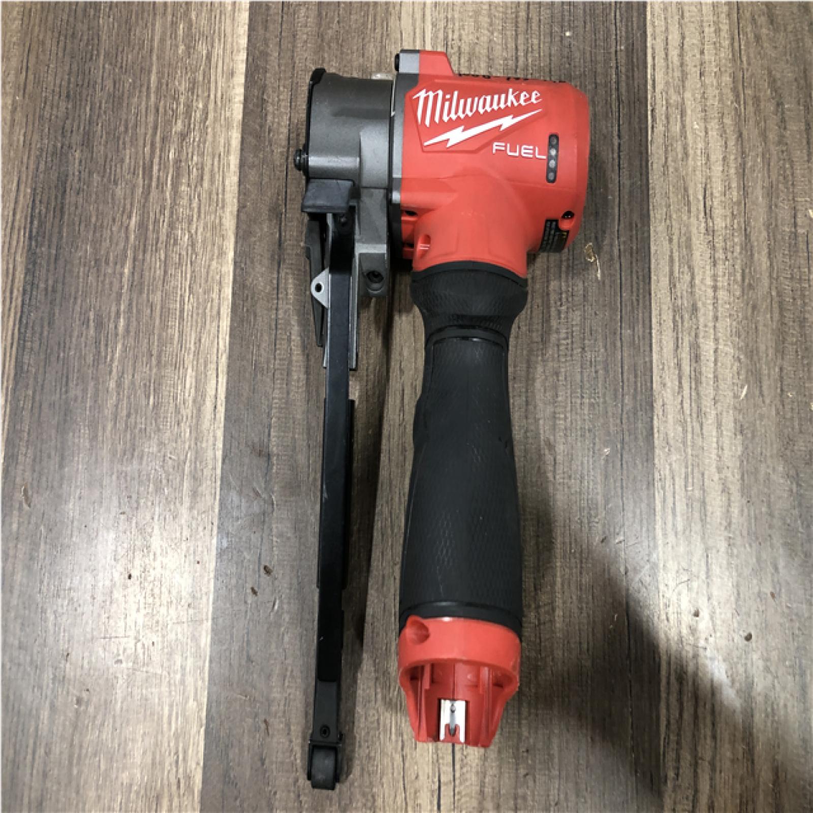 AS-IS Milwaukee  FUEL 12V Lithium-Ion Brushless Cordless 1/2 in. x 18 in. Bandfile (Tool-Only)