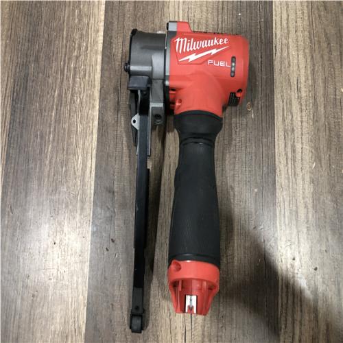 AS-IS Milwaukee  FUEL 12V Lithium-Ion Brushless Cordless 1/2 in. x 18 in. Bandfile (Tool-Only)