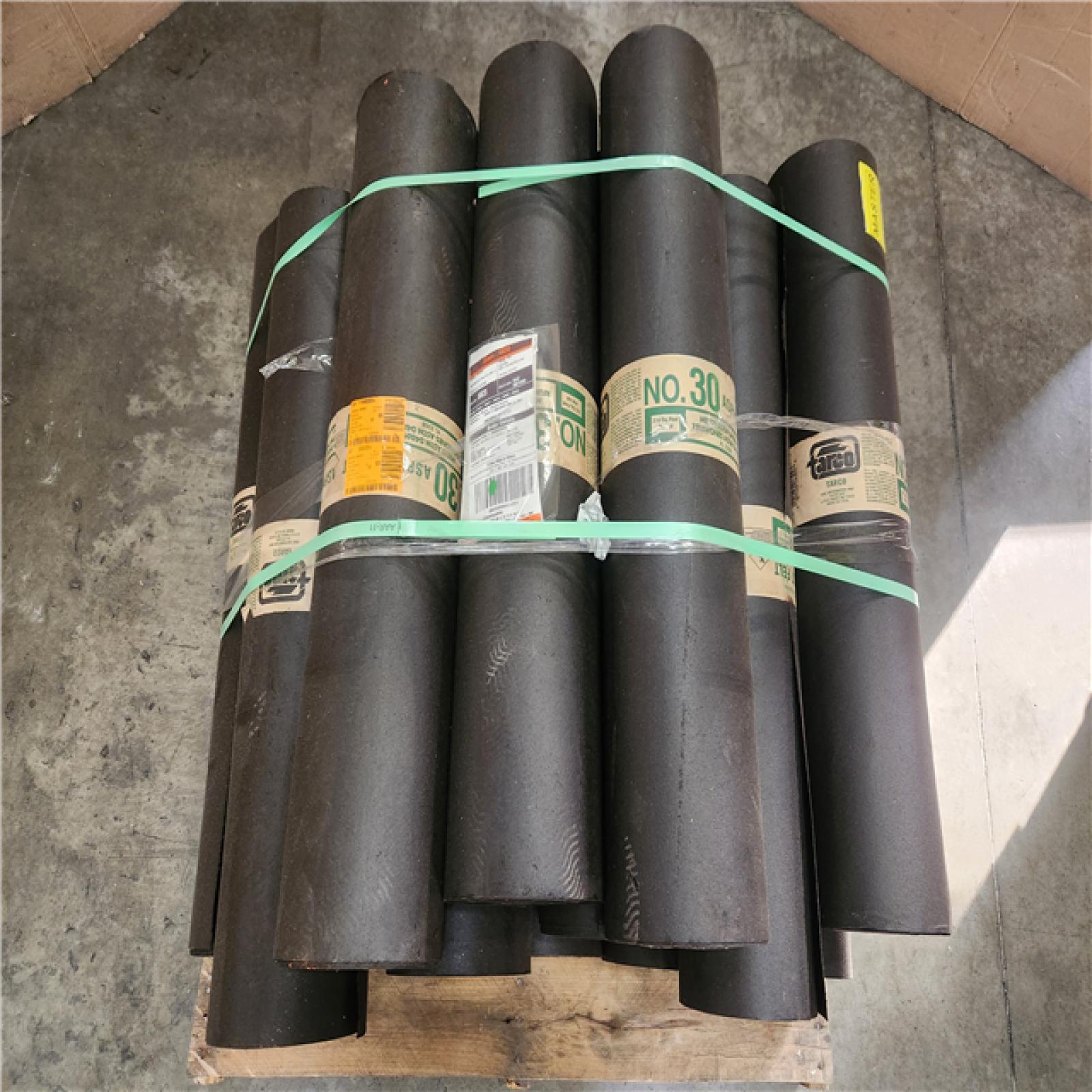 Phoenix AS-IS TARCO 30 lb. Asphalt Felt 216 Sq. Feet Per Roll (13-Rolls)