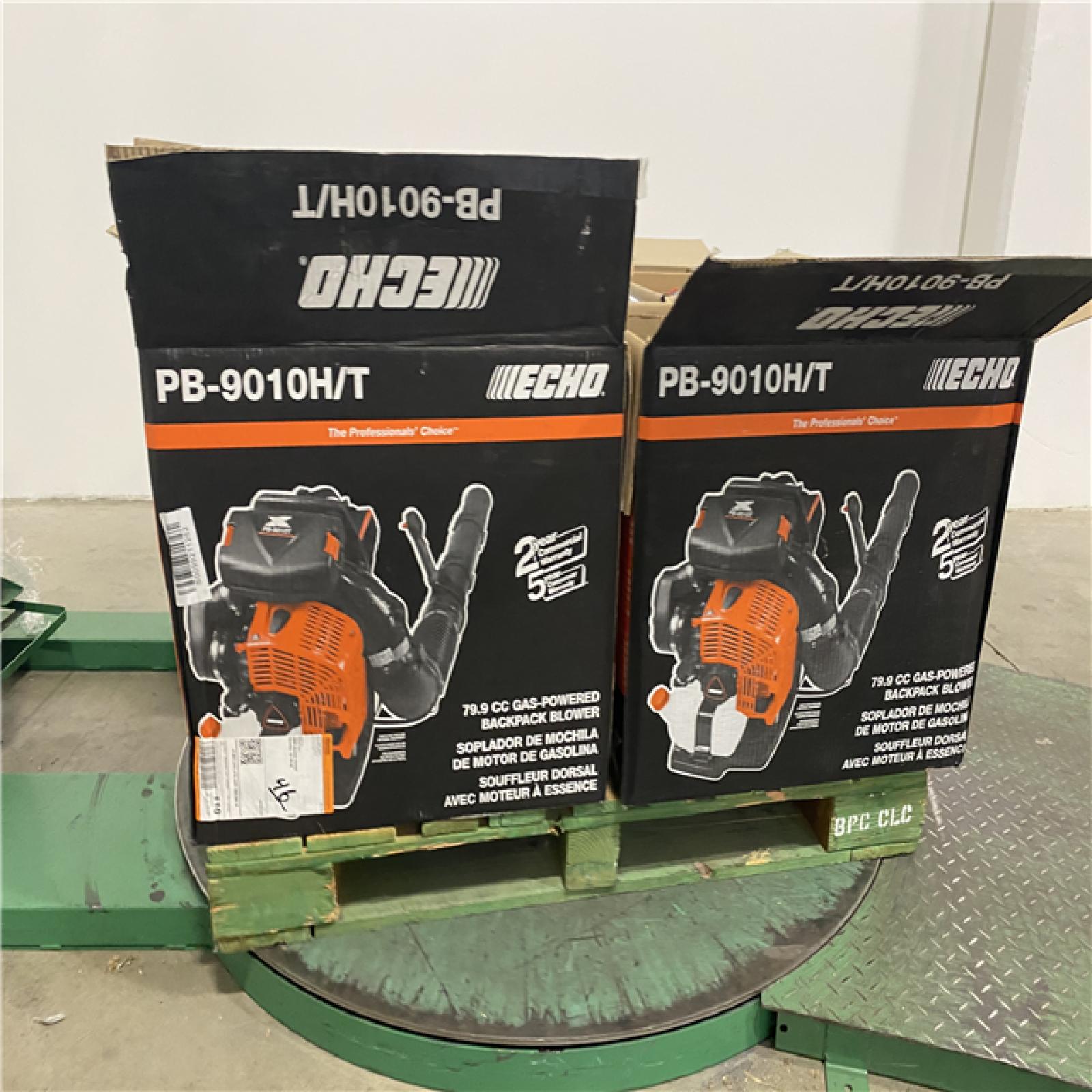 Dallas Location - As-Is Echo Backpack Leaf Blower (Lot Of 5)