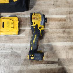 HOUSTON LOCATION - AS - IS DEWALT ATOMIC 20V MAX Lithium-Ion Cordless 1/4 in. Brushless Impact Driver Kit