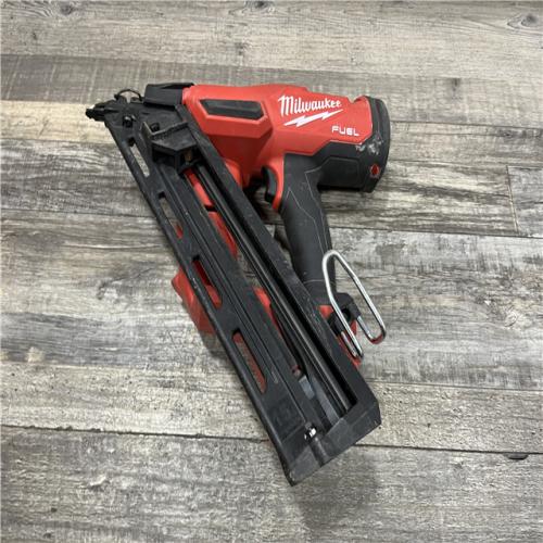 AS-IS Milwaukee FUEL 18-Volt Lithium-Ion Brushless Cordless Gen II 15-Gauge Angled Finish Nailer (Tool-Only)