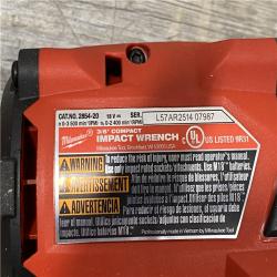 AS-IS Milwaukee FUEL GEN-3 18V Lithium-Ion Brushless Cordless 3/8 in. Compact Impact Wrench with Friction Ring (Tool-Only)