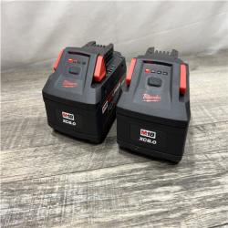 AS-IS Milwaukee 18-Volt Lithium-Ion REDLITHIUM FORGE Starter Kit with (2) 8. 0Ah Battery and Rapid Charger