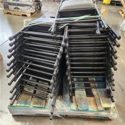 Phoenix Location HDX Black Vinyl Padded Steel Frame Folding Chair Pallet (25-Chairs)