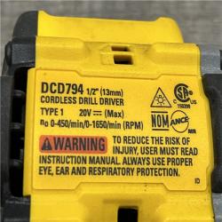 AS-IS DEWALT Atomic 20V Lithium-Ion Cordless Compact 1/2 in. Drill/Driver Kit