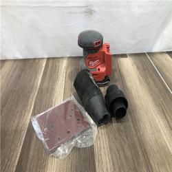 AS-IS Milwaukee  18V Lithium-Ion Cordless 1/4 in. Sheet Sander (Tool-Only)