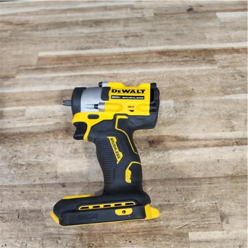 Houston Location AS-IS DEWALT ATOMIC 20V MAX Cordless Brushless 3/8 in.Variable Speed Impact Wrench (Tool Only)