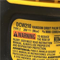 AS-IS DEWALT 20V MAX XR Cordless Brushless 5 in. Random Orbital Sander Kit