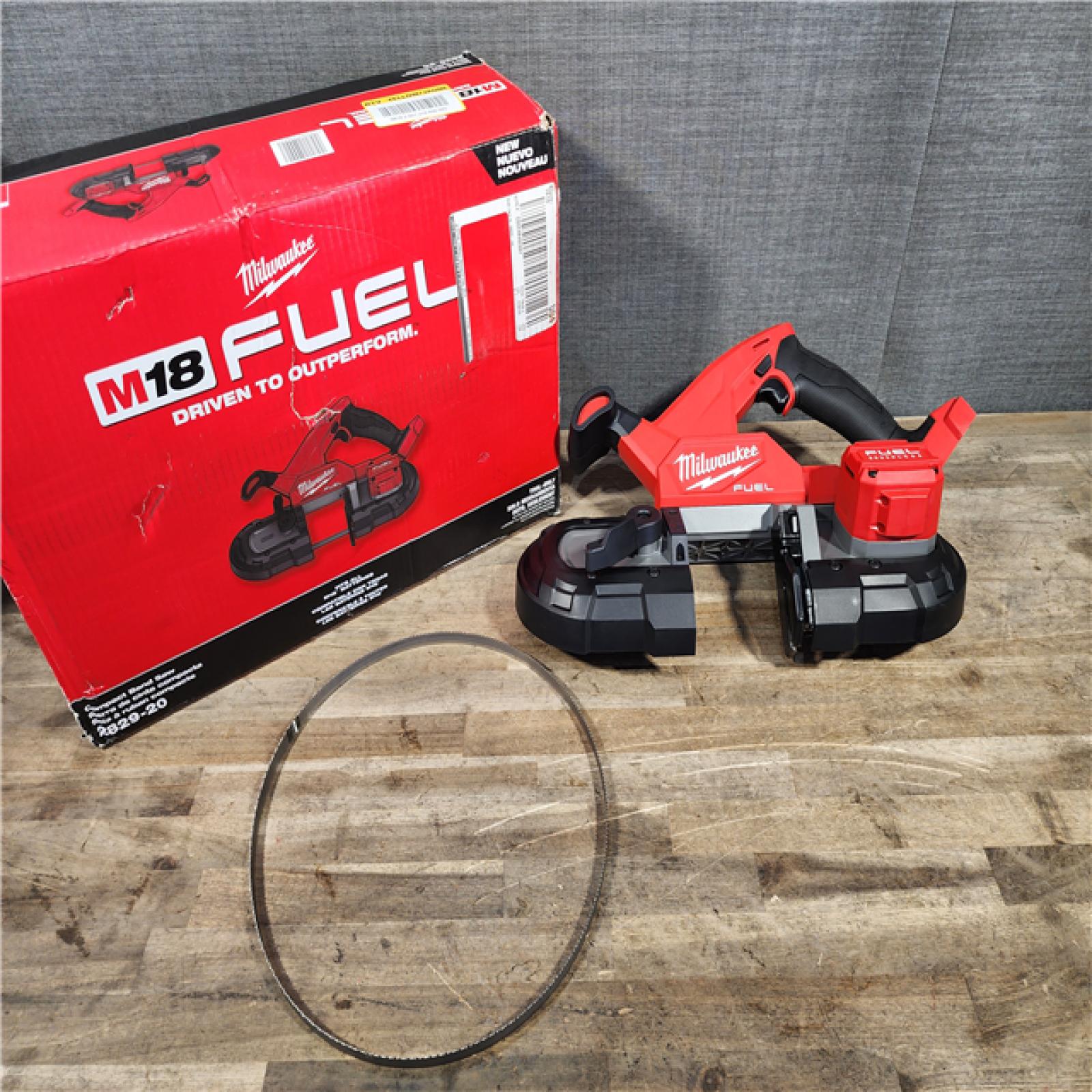 HOUSTON LOCATION - AS-IS Milwaukee M18 Fuel 3-1/4 18V Brushless Compact Band Saw 2829-20 (Bare Tool)