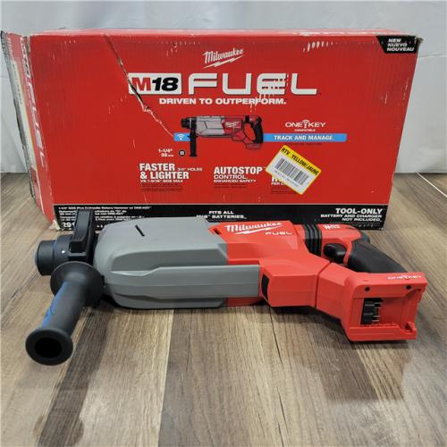 AS-IS  Milwaukee M18 FUEL ONE-KEY 18V Lithium-Ion Brushless Cordless 1-1/4 in. SDS-Plus D-Handle Rotary Hammer (Tool-Only)